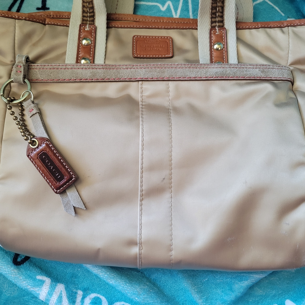 Coach Tan Shoulder Bag